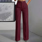 Women's High-Waisted Striped Wide-Leg Pants
