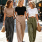 Women's High Waist Wide-Leg Casual Pants