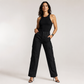 Women's High Waisted Cargo Pants Relaxed Fit Straight Leg Utility Trousers with Pockets