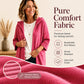 Women's 3/4 Sleeve Hooded Knit Cardigan