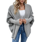 Women's Batwing Sleeve Chunky Knit Cardigan
