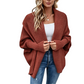 Women's Batwing Sleeve Chunky Knit Cardigan