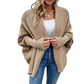 Women's Batwing Sleeve Chunky Knit Cardigan