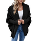 Women's Batwing Sleeve Chunky Knit Cardigan