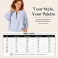 Women's Striped Zip-Up Long Sleeve Top