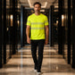 Men's Color-Block Striped T-Shirt