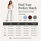 Women's Summer Peplum Top & Wide-Leg Pants Set