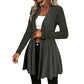 Women's Elegant Open Front Cardigan
