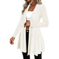 Women's Elegant Open Front Cardigan