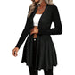 Women's Elegant Open Front Cardigan