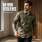 Men's Casual Plaid Long Sleeve Shirt
