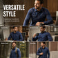 Men's Casual Plaid Long Sleeve Shirt