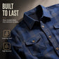 Men's Casual Plaid Long Sleeve Shirt