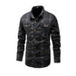 Men's Casual Plaid Long Sleeve Shirt