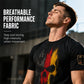 Men's German Flag Skull T-Shirt