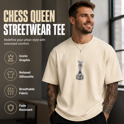 Men's Chess Graphic Crew Neck T-Shirt