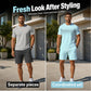Men's Casual T-Shirt & Shorts 2-Piece Set