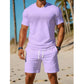 Men's Casual T-Shirt & Shorts 2-Piece Set
