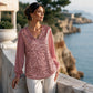 ⌛Limited-Time Offer-Women's Elegant Sequin V-Neck Top