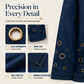 Women's Metal Eyelet Cutout Wide-Leg Jeans