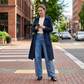Women's Metal Eyelet Cutout Wide-Leg Jeans