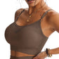Women's Hollow Mesh Push Up Sports Bra