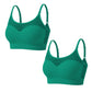Women's Hollow Mesh Push Up Sports Bra