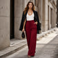 ⌛Limited-Time Offer🛍️Women's Casual Flowy Pleated Wide-Leg Pants