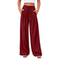 ⌛Limited-Time Offer🛍️Women's Casual Flowy Pleated Wide-Leg Pants
