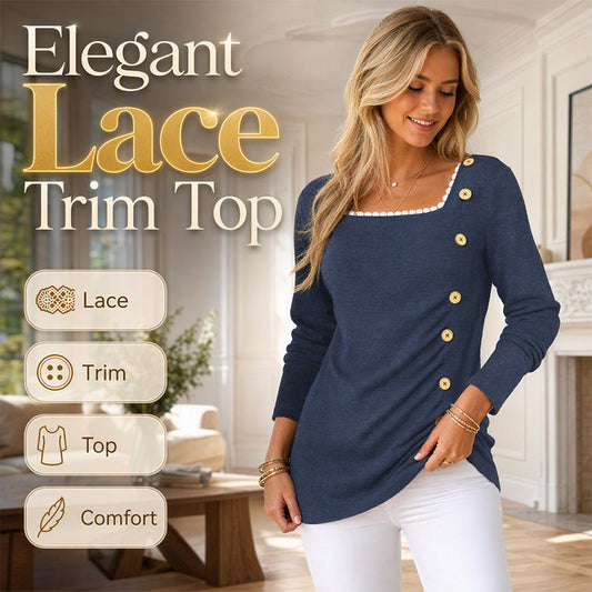 Women's Square Neck Long Sleeve Top