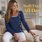 Women's Square Neck Long Sleeve Top