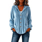 Women's Velvet Hoodie Jacket with Ruffle Sleeve