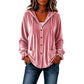 Women's Velvet Hoodie Jacket with Ruffle Sleeve