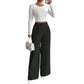 ✨New Arrivals & Special Offers-Women's Elegant  High Waist Wide Leg Pants