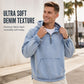 Men's Casual Half-Zip Denim Jacket