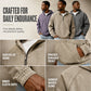 Men's Casual Half-Zip Denim Jacket