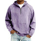 Men's Casual Half-Zip Denim Jacket