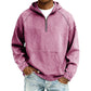 Men's Casual Half-Zip Denim Jacket