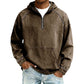 Men's Casual Half-Zip Denim Jacket