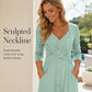 👖 LIMITED-TIME 50% OFF! ✨ Women's Casual Cross-Front V-Neck Cotton Dress