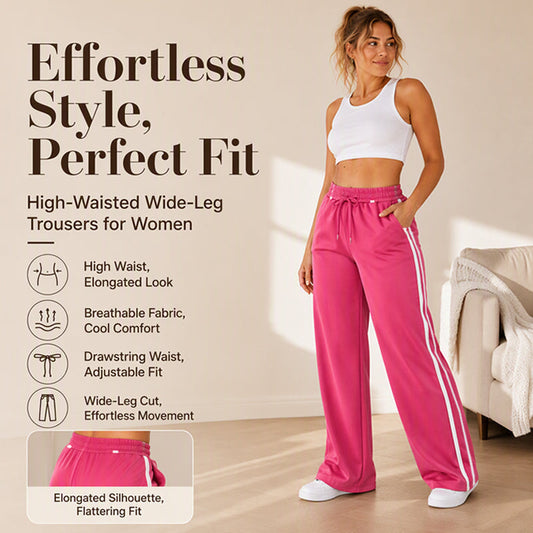 Women's High Waisted Straight Leg Pants