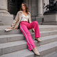Women's High Waisted Straight Leg Pants