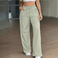 Women's High Waisted Straight Leg Pants