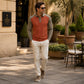 Men's Casual Color-Block Long Sleeve Shirt