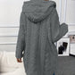 Women's Hooded Button Down Jacket
