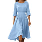 Women's Casual Cinched Waist Dress