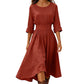 Women's Casual Cinched Waist Dress