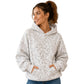 Women's Leopard Print Hooded Sweatshirt