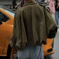 Women’s Fashionable Suede-Effect Pilot Jacket