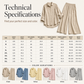 Women's Casual Shirt & Flowy Wide-Leg Pants Set